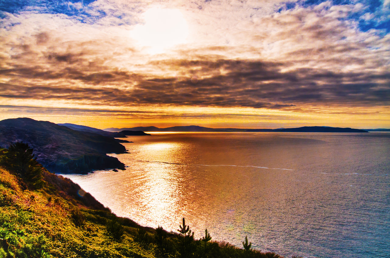 Ireland Sunset and Sea